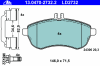 ATE 13.0470-2732.2 (13047027322) Brake Pad Set, disc brake