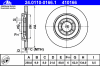 ATE 24.0110-0166.1 (24011001661) Brake Disc