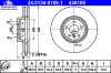 ATE 24.0136-0109.1 (24013601091) Brake Disc