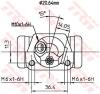 TRW BWF191 Wheel Brake Cylinder