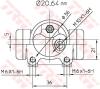 TRW BWF283 Wheel Brake Cylinder