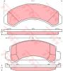 TRW GDB1242 Brake Pad Set, disc brake