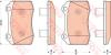TRW GDB1773 Brake Pad Set, disc brake