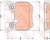 TRW GDB1795 Brake Pad Set, disc brake