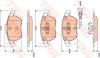 TRW GDB1807 Brake Pad Set, disc brake