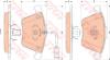 TRW GDB1832 Brake Pad Set, disc brake