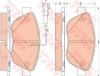 TRW GDB1879 Brake Pad Set, disc brake