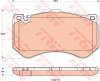 TRW GDB1907 Brake Pad Set, disc brake