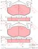 TRW GDB313 Brake Pad Set, disc brake