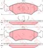 TRW GDB3178 Brake Pad Set, disc brake