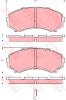 TRW GDB3254 Brake Pad Set, disc brake
