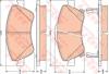 TRW GDB3481 Brake Pad Set, disc brake