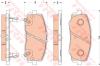 TRW GDB3510 Brake Pad Set, disc brake