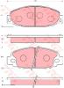 TRW GDB7104 Brake Pad Set, disc brake