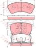 TRW GDB735 Brake Pad Set, disc brake