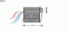 AVA QUALITY COOLING DN6256 Heat Exchanger, interior heating