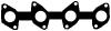 GLASER X85254-01 (X8525401) Gasket, intake manifold