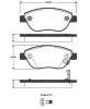 NK 223636 Brake Pad Set, disc brake