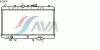 AVA QUALITY COOLING MZ2030 Radiator, engine cooling
