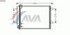 AVA QUALITY COOLING VW5225 Condenser, air conditioning