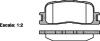 REMSA 0854.00 (085400) Brake Pad Set, disc brake