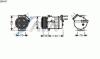 AVA QUALITY COOLING SBK067 Compressor, air conditioning