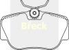 BRECK 210550070100 Brake Pad Set, disc brake