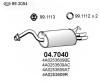 ASSO 04.7040 (047040) End Silencer