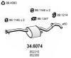 ASSO 34.6074 (346074) Middle Silencer