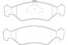 WAGNER WBP23101A Brake Pad Set, disc brake