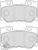 FERODO FDB4312 Brake Pad Set, disc brake