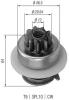 MAGNETI MARELLI 940113020074 Pinion, starter