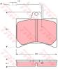 TRW GDB276 Brake Pad Set, disc brake