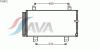 AVA QUALITY COOLING TO5572 Condenser, air conditioning