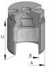 ERT 150758-C (150758C) Piston, brake caliper