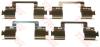 TRW PFK611 Accessory Kit, disc brake pads