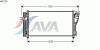 AVA QUALITY COOLING HY5178 Condenser, air conditioning