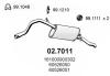 ASSO 02.7011 (027011) End Silencer