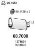 ASSO 60.7008 (607008) End Silencer