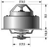 QUINTON HAZELL QTH116 Thermostat, coolant