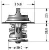 QUINTON HAZELL QTH120 Thermostat, coolant