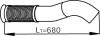 DINEX 53275 Exhaust Pipe