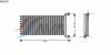 AVA QUALITY COOLING MS6399 Heat Exchanger, interior heating