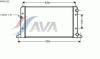 AVA QUALITY COOLING VWA2132 Radiator, engine cooling