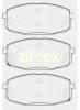 BRECK 239660070110 Brake Pad Set, disc brake