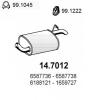 ASSO 14.7012 (147012) End Silencer