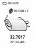 ASSO 32.7017 (327017) End Silencer