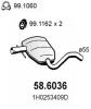 ASSO 58.6036 (586036) Middle Silencer