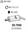 ASSO 58.7068 (587068) End Silencer