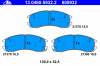 ATE 13.0460-5932.2 (13046059322) Brake Pad Set, disc brake